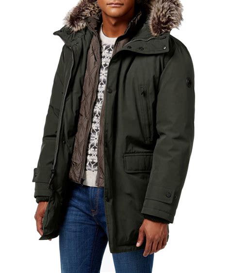 michael kors parka men